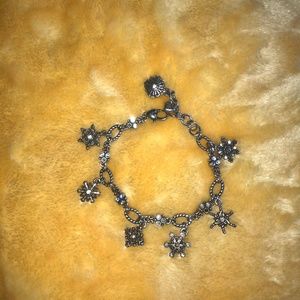 Brighton Retired Let It Snow Charm Bracelet